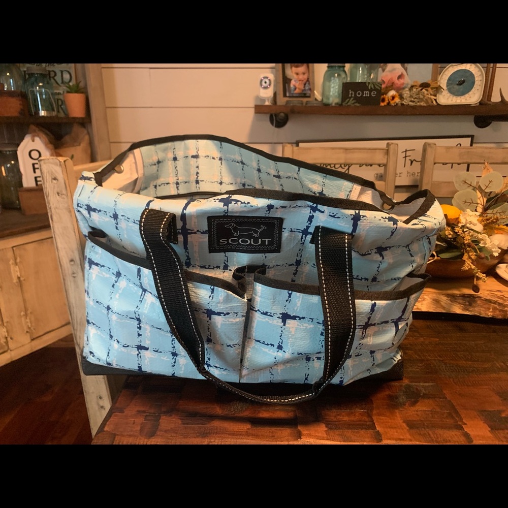 Large scout bag USED ALOT as a diaper bag